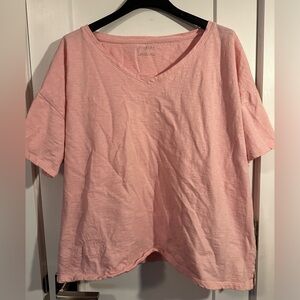 Talbots 100% Cotton Short Sleeve Tee. 3X. Has a little sparkle in the knit.